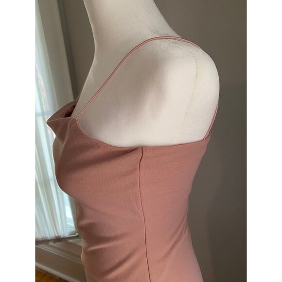 by egreis pink mauve slip midi dress Sz S nwot - Picture 3 of 4